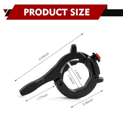 WZP Motorcycle Cruise Control Assist, Motorcycle Throttle Booster, Throttle Assist Cruise Control, Universal Anti-slip Modification Motorcycle Throttle Lock Accessories (Black)