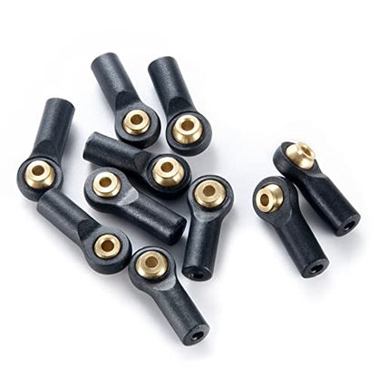 MORLORDY 10Pcs RC Plastic Tied Rod Ends Link Ball Joint Head Kit for 1/24 RC Crawler Car SCX24 Upgrades Accessories, B - style: B