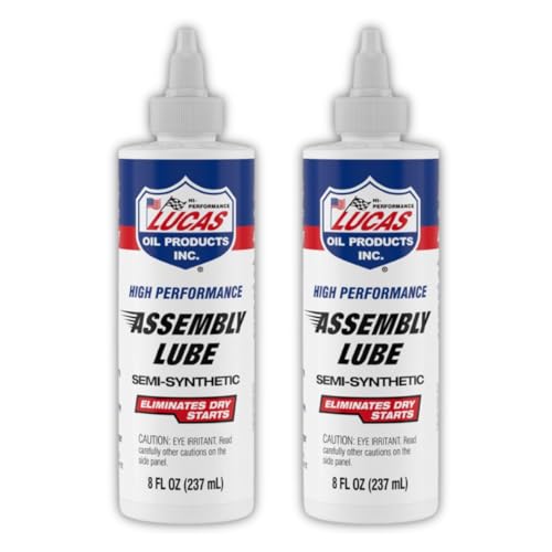 Assembly Lube 10153 | Use to Pre Lube Bearings/Cams/Lifters/Valve Train | Dissolves in Oil | Single 8 Ounce Bottle | 2 Pack Special