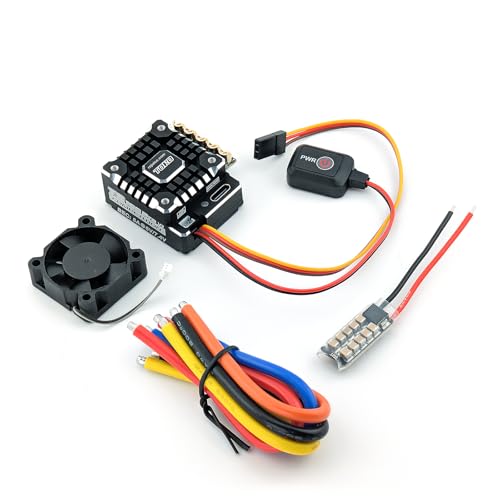 SKYRC Toro TS160-PRO V2 Aluminum Racing Competition Sensored ESC, 160A/850A, 2-3S LiPo, BEC 6.0V/7.4V up to 15A, RC Gears App (Bluetooth dongle Required)