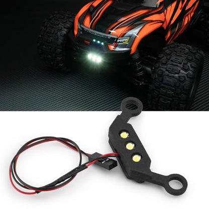 LSG Front Rear Lights Headlight Taillights kit RC Car LED Light Light Kit for 1/16 Tra-xxas Mini Maxx Small X Brushless 2S Rc 4Wd Upgrades Parts