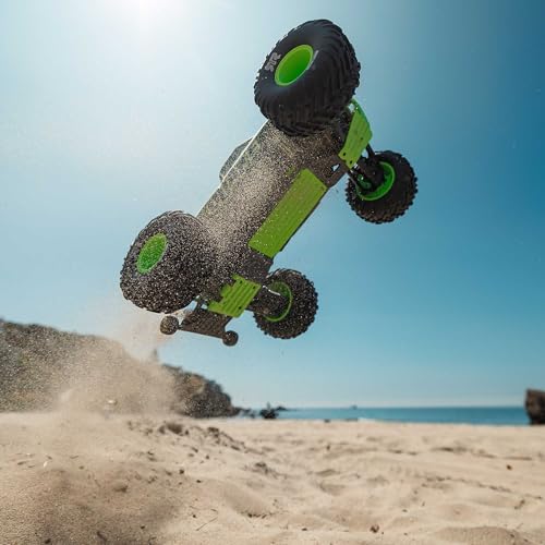 ARRMA RC Truck1/10 Quake 223S 2WD RTR (Battery and Charger Not Included) Brushless Monster Truck, Green, ARA3537T2 - color: Green