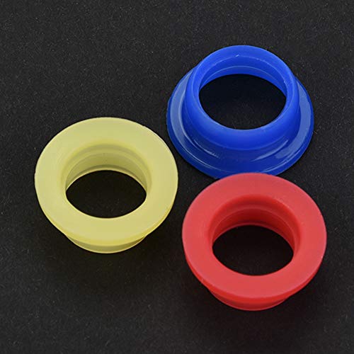 RC Engine Exhaust Gasket Set for 1/8 Scale Nitro Cars, High Temp Silicone Exhaust Gasket RC Seal, Replacement Model Car Exhaust Parts Coupler