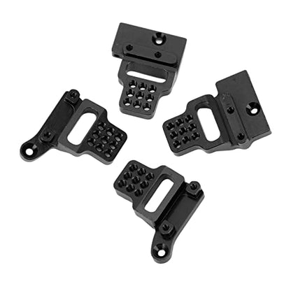 RC Car Shock Mount Aluminum Alloy RC Shock Towers Mount for 1/18 RC Crawler Car Upgrades Parts (Black) - color: Black