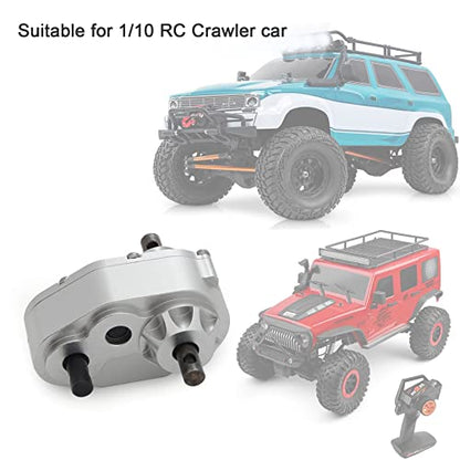 Metal D90 Single Speed Transmission Gearbox with Clockable Motor for 1/10 RC Crawler RC4WD Gelande II FJ40 G2 D110 DefenderTF2 (Transfer Case) - color: Transfer Case