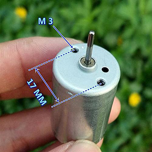 Lcuihua-dc Motor Toy Boat Car Tool Model Motor, 27300RPM DC 5V-12V, Micro Mini 370 Electric Motor, 6V 9V Carbon Brush Large Torque High Speed