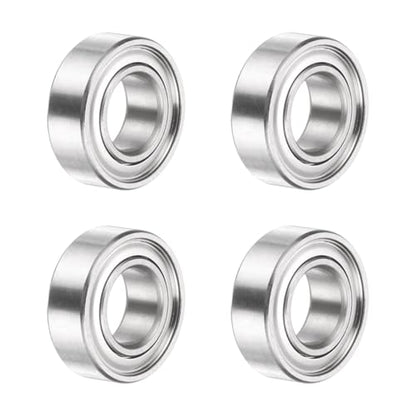 uxcell 4Pcs SMR126ZZ Deep Groove Ball Bearings, 6x12x4mm 440C Stainless Steel Double Shielded Bearings, ABEC 5 - size: 6x12x4mm