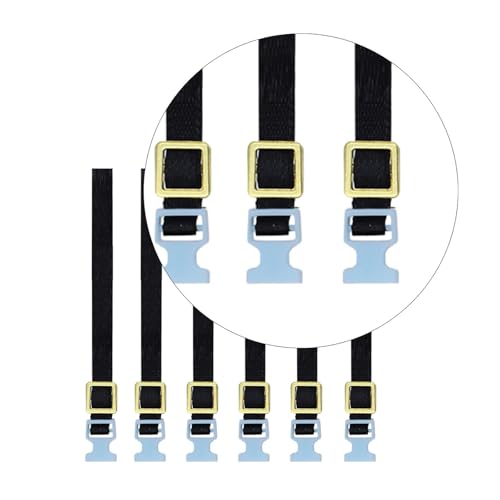 Menolana 6 Pieces Roof Rack Luggage Rope RC Crawler Elastic Straps RC Car Roof Rack Luggage Rope Adjustable Buckle Material Suitable for RC Crawler, Blue - color: Blue