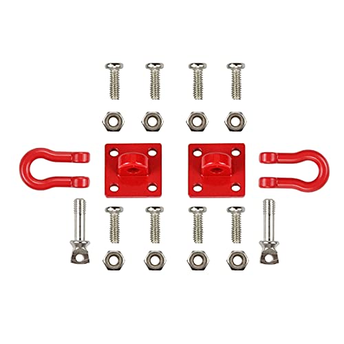 RC Trailer Chain Hook Rope Tow Shackles for 1/10 RC Crawler TRX4 Axial SCX10 Wraith RC Decor Parts