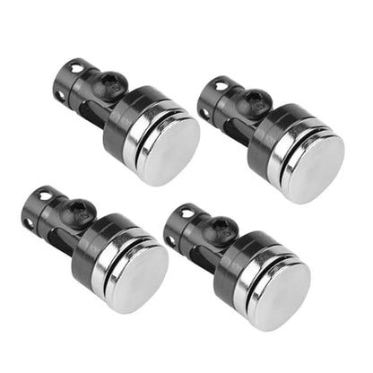 Generic 4PCS Aluminum Body Post Mount Body Post Mount for SCX10 1 10 RC Car (Black) - color: Black