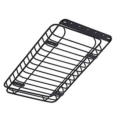 Roof Rack, Lightweight Metal Luggage Carrier for RC Truck Accessories, 1/10 Scale Off-Road Vehicle Parts for Hobbyists, Crawlers, and Trail Enthusiasts