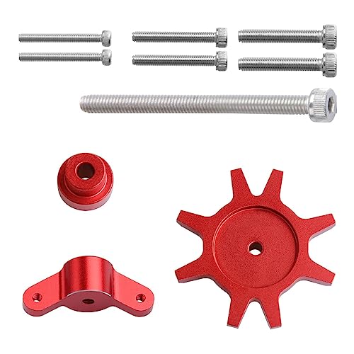 KingVal RC Tire Clamp Tyre Wheel Assembly and Disassembly Tool for 1/10 RC Car 1.9'' 2.2'' Beadlock Wheels Hub Tire (Red) - color: Red