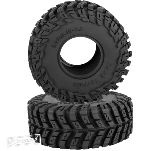 2.2 Inch RC Crawler Tires for 1/10 TRX4 SCX10 Capra AMG 6x6 Gen8 Everest Gen7 Pro Off-Road Vehicles,All-Terrain High Grip Soft Rubber Tires w/Deep Tread & Foam Insert,StyleB - style: StyleB(4pcs)