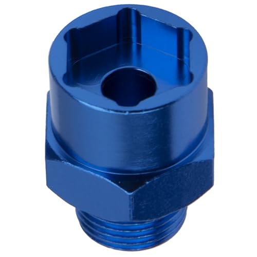 Aluminum Alloy 12mm to 17mm Wheel Hex Drive Hub Adapter Conversion 15mm Offset Extension for 1/10 Off-Road RC Car Monster Truck (Blue) - color: Blue