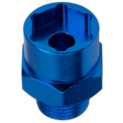 Aluminum Alloy 12mm to 17mm Wheel Hex Drive Hub Adapter Conversion 15mm Offset Extension for 1/10 Off-Road RC Car Monster Truck (Blue) - color: Blue
