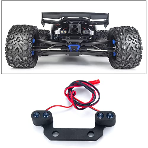 AXSPEED RC LED Light Headlight Taillight Front Rear Light Lamp for TRX E-REVO 2.0 4WD 1/8 RC Truck