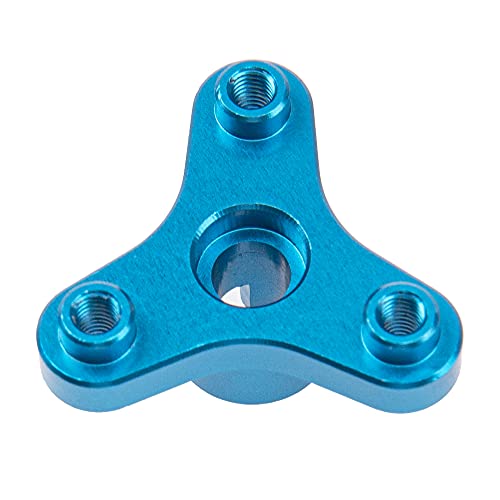 Aluminum Alloy Slipper Clutch Eliminator Compatible with Traxxas Stampede Slash Bandit Rustler VXL XL5 2WD 1/10 RC Car (Blue) - color: Blue