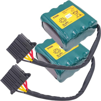 (4-Pack) 8HR-4/3FAUPC Battery Pack 9.6V 4500mAh for Okuma Machine Tool E5503-07E-001 Rechargeable