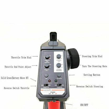 4 Channel Digital Radio Control System 2.4GHz Transmitter+Receiver for RC Cars Boats Parts