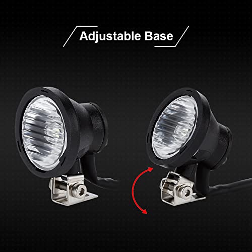 INJORA RC Crawler Lights LED Headlight for Axial TRX-4 TRX6 SCX10 90046 Wraith Redcat Gen8 1/10 RC Crawler Car,4PCS - size: B