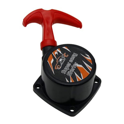Super Easy Pull Starter (Red) | for 23cc-36cc Zenoah CY Rovan Top Speed Engine for 1/5 HPI ROFUN KM Baja LT FG GoPed RedCat Rc Car Parts - color: Red