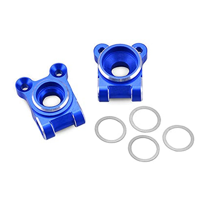 JConcepts Inc. B74 Aluminum Rear hub Carriers Blue - Set JCO25361 Electric Car/Truck Option Parts