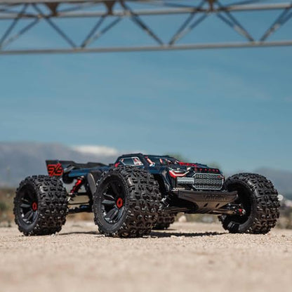 ARRMA RC Truck KRATON 4X4 8S BLX 1/5 Speed Monster Truck Black, RTR (Transmitter and Receiver Included, Batteries and Charger Not Included), ARA5808V2T1