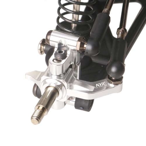 KYX Racing Aluminum Front Steering Knuckles C Hub Mount Upgrades Parts Accessories for 1/10 RC Crawler Tamiya Hornet-EVO