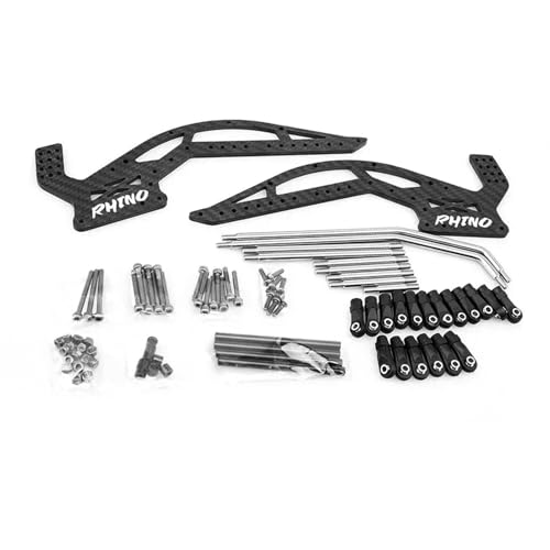 RhinoRC YUE LCG YUE ONE V2 W1 Chassis Crawler Frame Chassis Kit,Gearbox,Shock Absorber,Hanger Beam,Driver Shaft,for 1/10 RC Crawler Car (YUE V2 Kit) - color: Yue V2 Kit