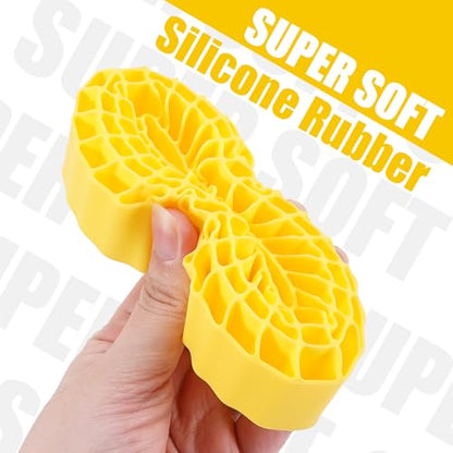 INJORA Silicone Rubber Insert for 118-122mm 4.75" OD 1.9" Tire, Yellow - color: Yellow