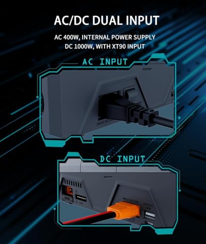 New ToolkitRC Q6AC Multi-Functions Charger with IPS Highlighted Display Screen AC 400W/DC 1000W 4CH Output Built-in 65W for for LiPo NiMH PB Battery