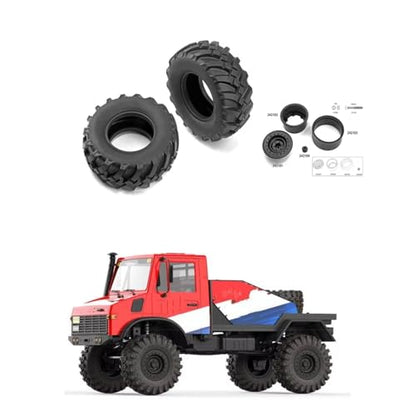 Rc Accessories Parts for CROSSRC Big Dinosaur 6 Car for Thunder Dragon Sword Dragon 1/6 RC Car Parts for Swamp Tire Herringbone Wheel Hub CS-97401523
