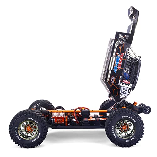 1/7 Scale 4WD Brushless Desert Buggy, 2000KV Motor 150A ESC 25KG Metal Servo, CNC Adjustable Aluminum Shocks, 2.4GHz RTR Hobby Off Road RC Car for Adults 14+（Without Battery）