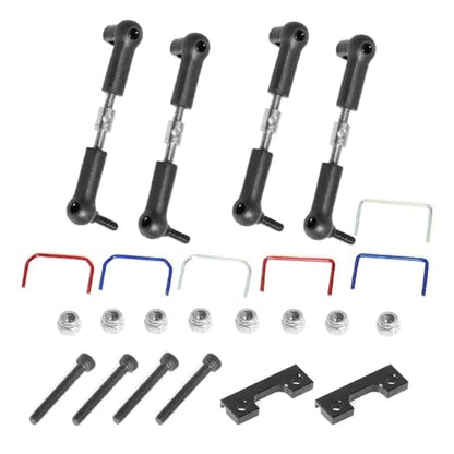 RC Car Replacement for Traxxas for Slash for E-Revo 1/16 Front and Rear Wide Sway Bar Anti Roll Kit RC Car Upgrade Parts Accessories