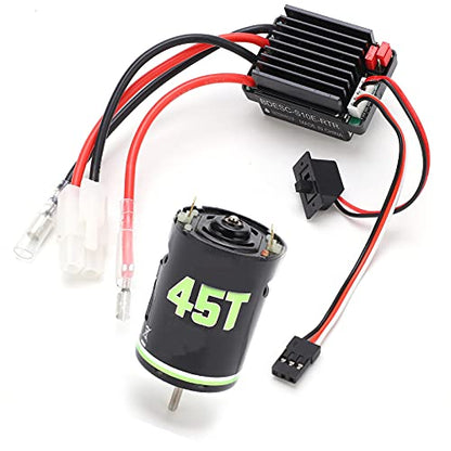 Generic 540 Brushed Motor 320A ESC Combo Set High Low Noise for RC Crawler Drift Cars Durable Long Life (45T) - size: 45T
