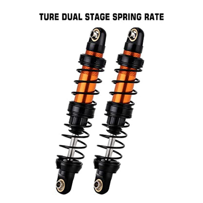 INJORA RC Shock Absorber 4pcs RC Damper for 1/10 RC Crawler Car Axial SCX10 90046 AXI03007 TRX4 TRX6 (80mm) - size: 80mm