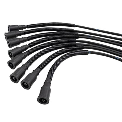 TRQ Ignition Spark Plug Wire Kit Set - style: IWA69113