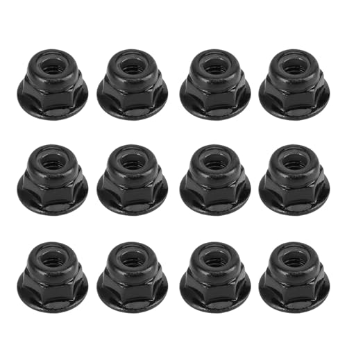12 PCS RC Wheel Nuts, 4mm Nonslip Wheel Lock Nut, Compatible with SCX10 1/10 RC Model Car