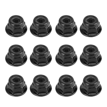 12 PCS RC Wheel Nuts, 4mm Nonslip Wheel Lock Nut, Compatible with SCX10 1/10 RC Model Car