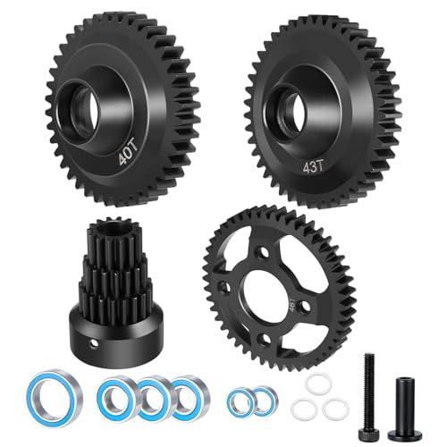 Steel 3 Speed Gear Metal Clutch Set for Kyosho Mad Force Kruiser | Nitro Crusher FO-XX USA-1 1/8 RC Car Upgrade Parts(40T/43T/46T)