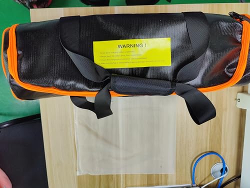 TMEOIIPY Ebike Battery Bag - Large Capacity Safe Fireproof Lipo Bag for Charging and Storage - Portable Ebike Accessory (20 x 6.3 x 6.3in) - style: 1 Pcs