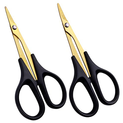 Titanium RC Body Reamer Tool RC Body Scissors Set Straight and Curved RC Scissors Trimming for RC Car Bodyshell Accessories