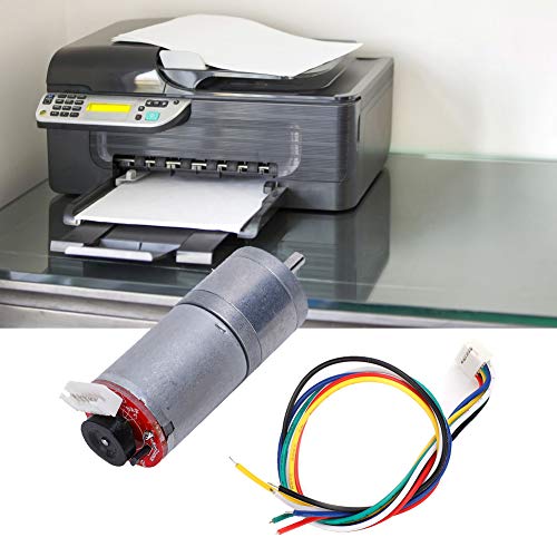 Gear Motor DC Geared Motor GA25 370 Brush Copper Stainless Steel Metal High Torque Speed Reduction Reversible for Robot Car Smart Devices DIY Users (DC12V 150RPM) - size: DC12V 150RPM
