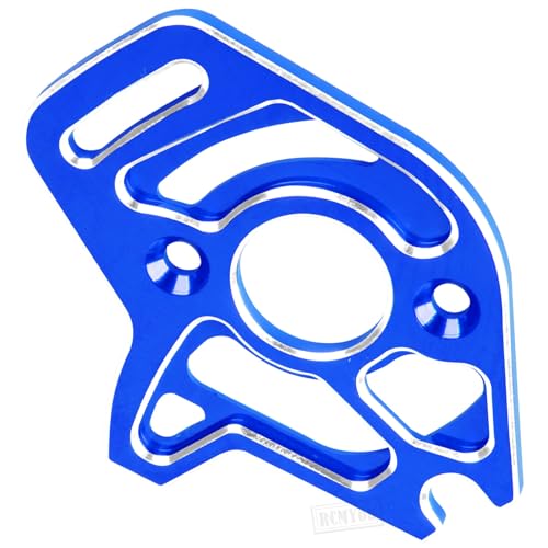 Aluminum RC Motor Mount Upgrades Part for 1/10 Slash 4x4/Slash 4x4 VXL,Alloy Motor Plate Hops Up,Navy Blue - color: Navy Blue - Upgrades Part