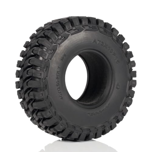 4Pcs Rubber 110x40mm 1/10 RC Crawler 1.9 Tires with Foam Inserts for Gen7 Gen8 SCX10 TRX4 Upgrades (D-110x40mm)