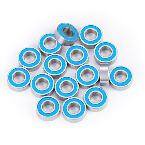 45Pcs P6 Steel Rubber Sealed Bearing Kit for 1/10 Tra-xxas Summit | RC Crawler Upgrade Parts