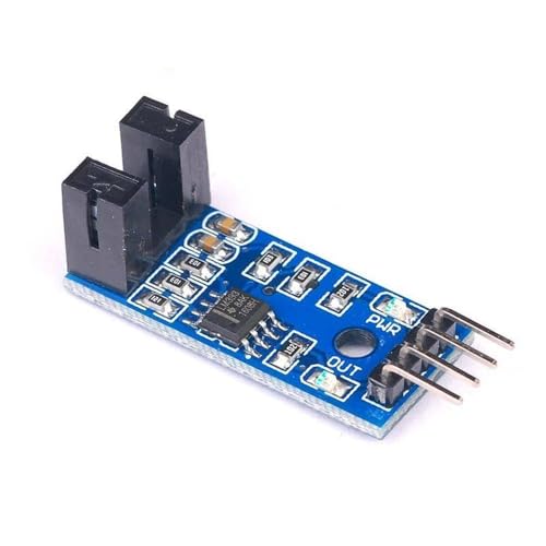 Speed Sensor Module Tacho Sensor Slot-Type Optocoupler Tacho-Generator Counter Module for Arduino DIY Kit
