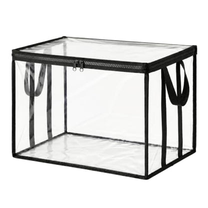 Clear Storage Bag 30"L x 22"W x 25"H, Extra Large Soft PVC Organizer | Designed specifically for storage and organization; waterproof and dustproof; see-through; durable - size: X-Large