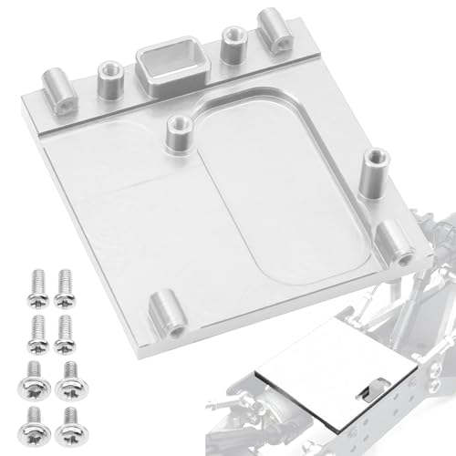 Metal Motor Mount Holder Bracket Fixed Seat Compatible with 2024 New MN99S MN98 V2 Version 1/12 RC Car (Silver) - color: Silver