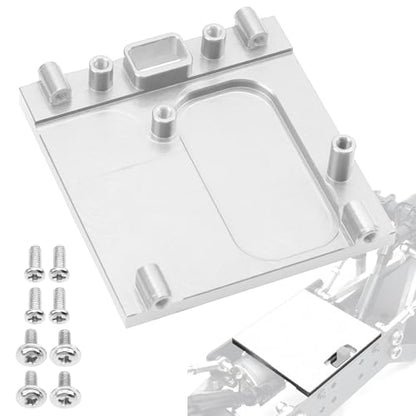 Metal Motor Mount Holder Bracket Fixed Seat Compatible with 2024 New MN99S MN98 V2 Version 1/12 RC Car (Silver) - color: Silver